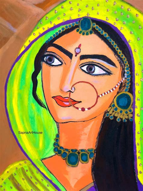 Original Indian Beauty Indian Bride Traditional Indian Acrylic