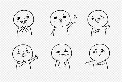 Stick Figure Expression Pack Png Image And Psd File Free Download