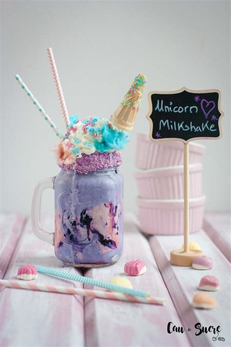 Mega Unicorn Milkshake To Fill Your Life With Colours Cau De Sucre