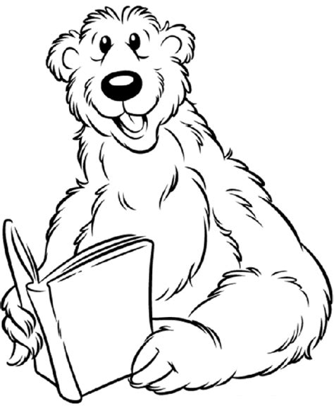Easy free bears coloring page to download. Bear Coloring Pages - Coloringpages1001.com