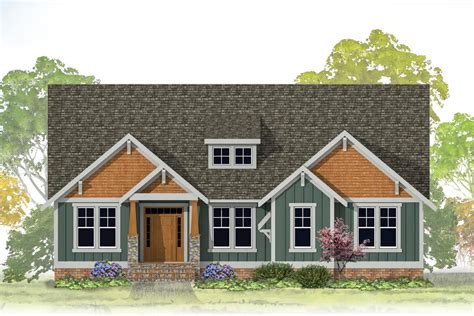 4 Bed Country Craftsman Home Plan With Main Floor Master 500060vv