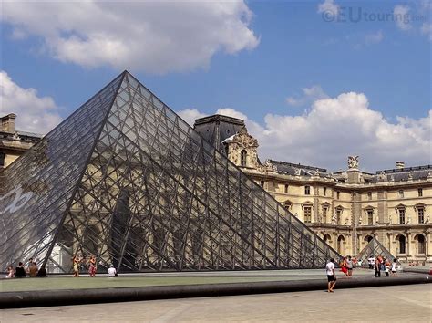 Within The Courtyard Of The Louvre Palace This Shows The Louvre Pyramid