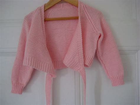 Rose Pink Ballet Crossover Knitting Patterns Free Cardigans Wrap