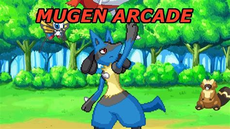 Mugen Arcade Mode With Lucario Youtube