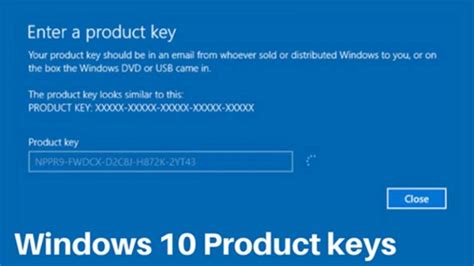 Product Key Windows 10 2022