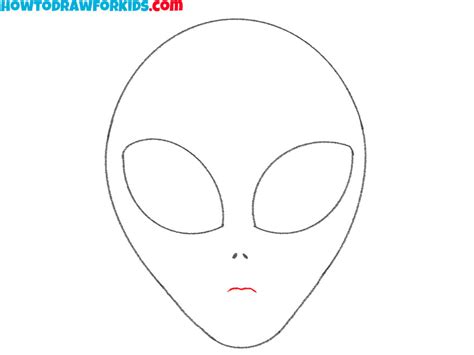 How To Draw An Alien Head Easy Drawing Tutorial For Kids