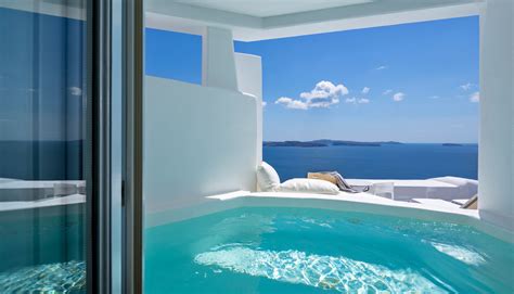 4 honeymoon suites in santorini island in greece arabia weddings