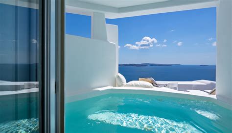 That organization gives gently used gowns to military brides. 4 Honeymoon Suites You Need To Check in Santorini - Arabia ...