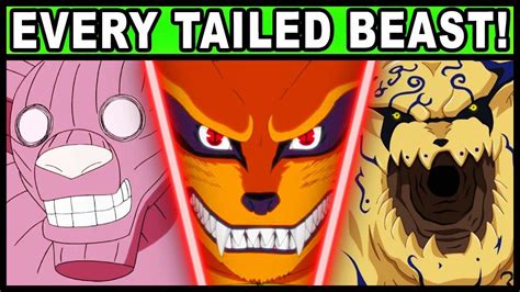 All Tailed Beasts And Their Powers Explained Naruto Shippuden Boruto Every Bijuu Youtube
