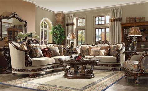 New Formal Luxury Classic European Style 5 Piece Living Room Set Hd
