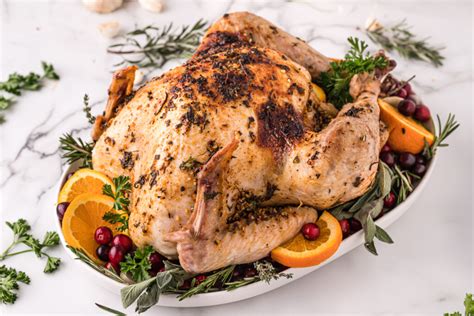 Garlic Herb Butter Oven Roasted Turkey Recipe Hip Mama S Place