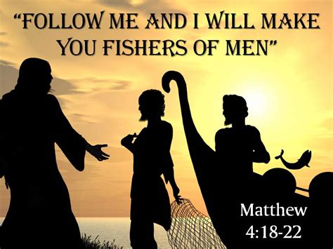 Follow Me And I Will Make You Fishers Of Men In Gods Image