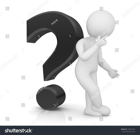 Question Mark Black 3d Interrogation Point 스톡 일러스트 754974319 Shutterstock
