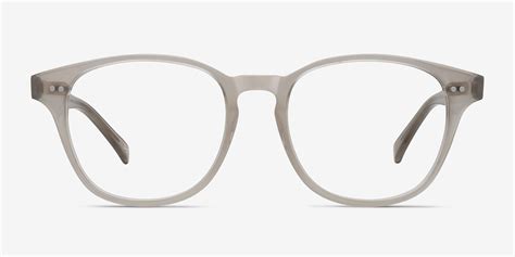 Lucid Clear Gray Acetate Eyeglasses Eyebuydirect