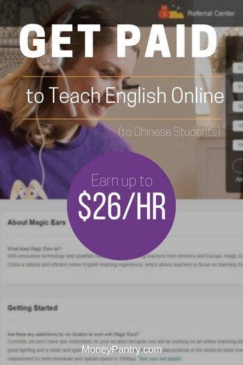 This list is a good place to start. This company pays you up to $26/hr to teach English from home to Chinese students as a second la ...