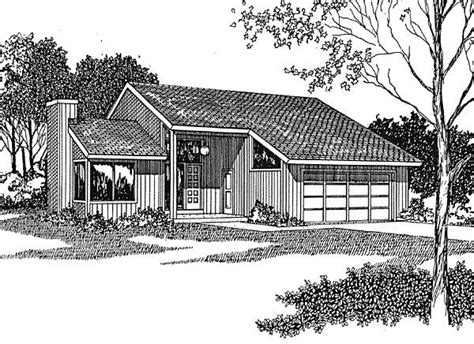 Slant Roof House Contemporary House Plans Contemporary Style Homes