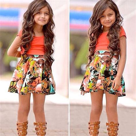 Baby Girls 2pcs Set Personalized T Shirtfloral Skirt Fashion Casual