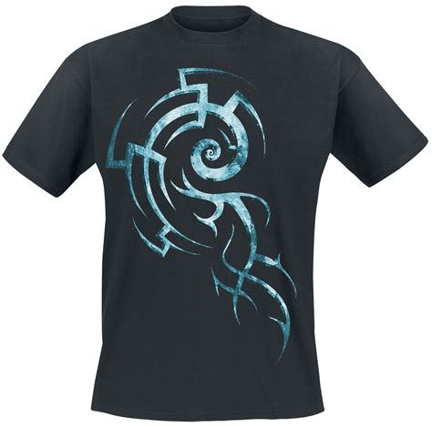 Spiral Tribal T Shirt black-in T-Shirts from Men's Clothing on ...