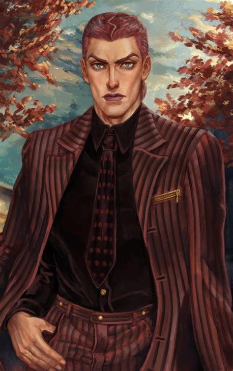 Fanart I Painted Diavolo Looking Like An Actual Mafia Boss Lol