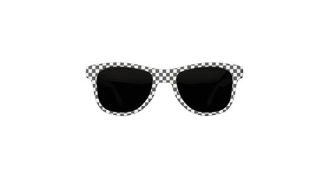 Black And White Checkered Pattern Sunglasses Zazzle