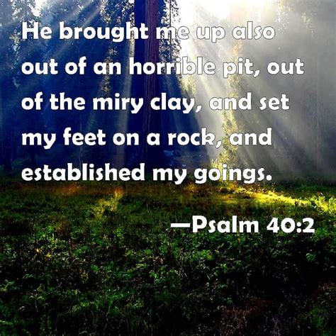 Psalm 40 2 Psalms You Are The Father Psalm 40