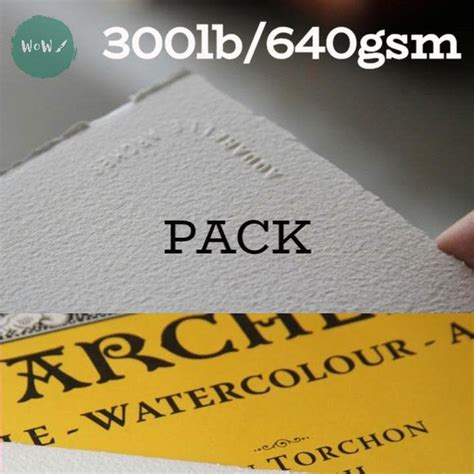 Arches Aquarelle Watercolour Paper Sheet 300lb640gsm 22 X 30 Torch