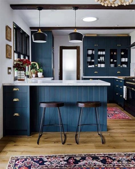 Blue Kitchen Colors Modern Interior Trends In Interior Colors