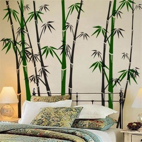 26 Best Bamboo Design Wall Painting For New Project In Design Pictures