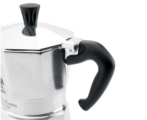 Bialetti 1 Cup Moka Express Stovetop Espresso Coffee Maker Silver