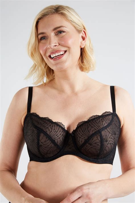 Buy Fandf Black White Embroidery Underwired Bras 2 Pack From Next Ireland