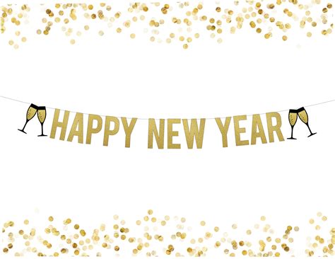 New Years Eve Banner Happy New Year Banner New Year Etsy