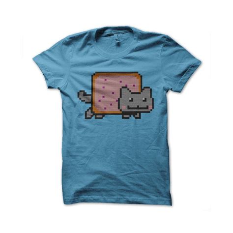 Shirt Nyan Cat  Teal