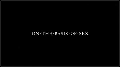 On The Basis Of Sex 2018 Dvd Menus