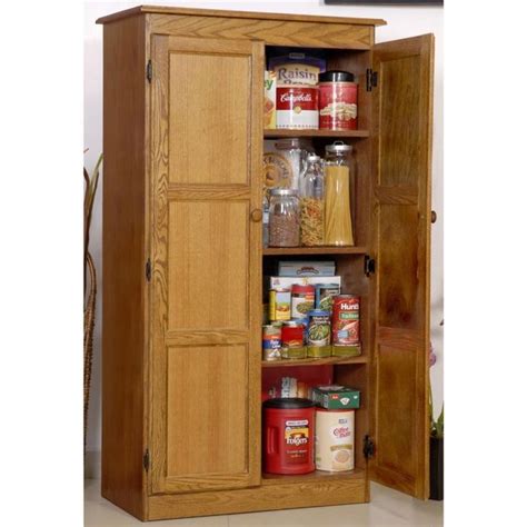 Thanks to my sponsors sashco and. Tall Freestanding Wood Kitchen Pantry Storage Cabinet With ...