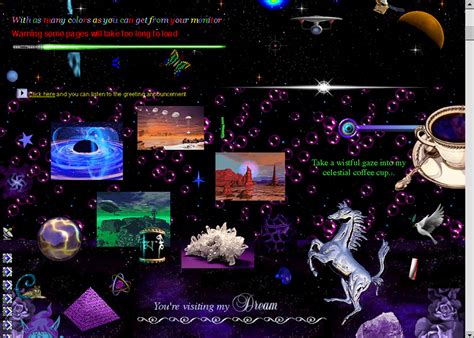 Archived Geocities Web Collage Camerons World Aards