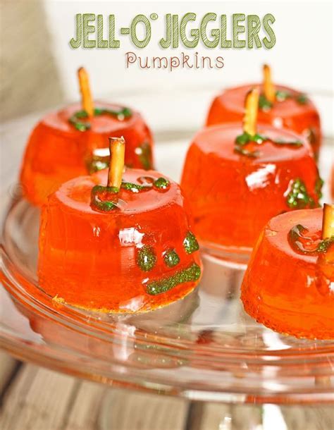 Jell O® Jigglers Pumpkins Halloween Party Snacks Jello Jigglers
