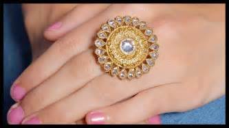 Top Daily Wear Gold Finger Ring Designs For South Indian Women Youtube