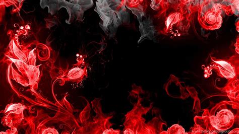 Red And Black Smoke Wallpapers Wallpaper Cave