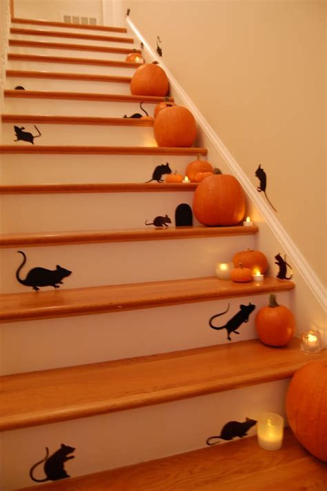 Fall Up Stairs Cute Halloween Decorations Stair Decor Halloween