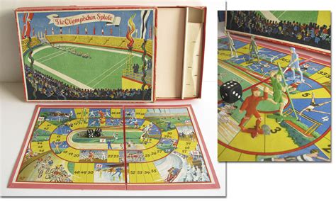 Olympic Games 1932 Rare German Game - The Olympic Games. Board Game