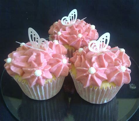 Pink Butterfly Cupcakes Uk Flickr
