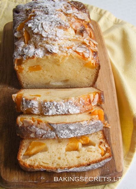 Baking Secrets Kondensuoto Pieno Pyragas Su Persikais Condensed Milk