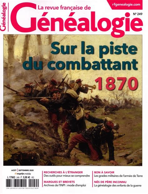 Abonnement La Revue Française de Généalogie Presse de France