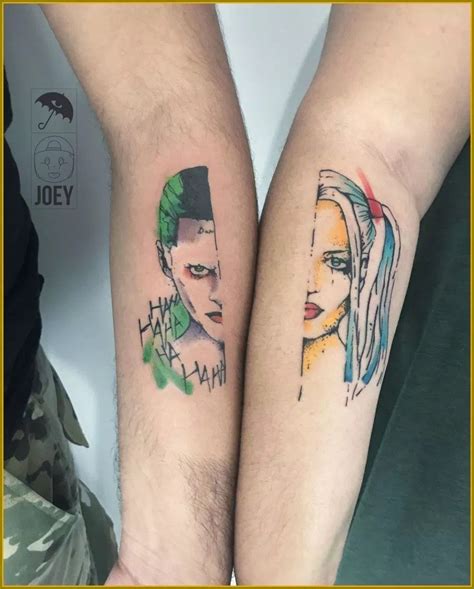 Joker And Harley Quinn Couple Tattoos Best Tattoo Ideas