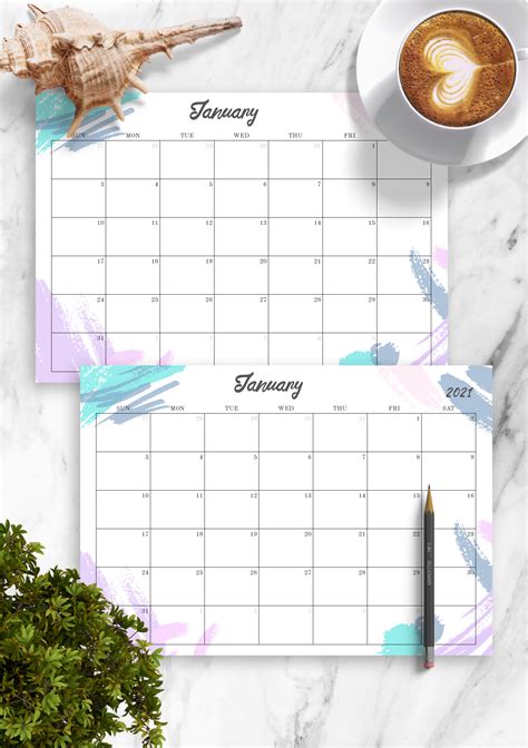 cute printable monthly calendar free printable monthly schedule template two cute designs