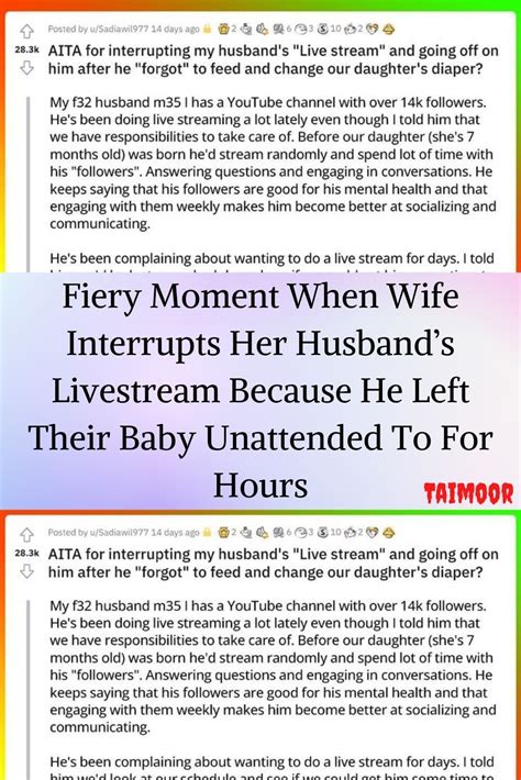 Fiery Moment When Wife Interrupts Her Husbands Livestream Because He