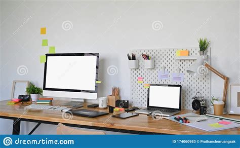 Photo Of Graphic Designer Working Table And Graphic Designing Equipment