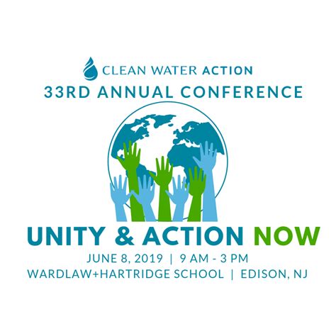 Clean Water Action To Hold 33rd Annual Conference “unity And Action