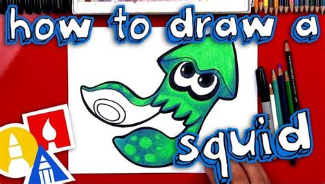 How To Draw Splatoon Inkling Squid Art For Kids Hub