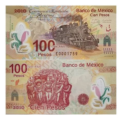 Billete Pesos Centenario De La Revoluci N Sin Circular Env O Gratis